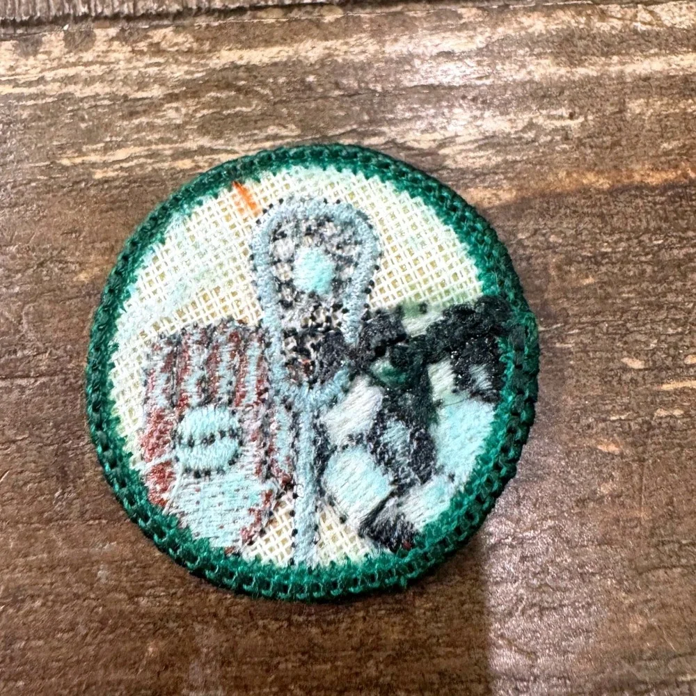 Vintage Girl Scout Sports Soccer Baseball Lacrosse Junior Proficiency Patch 80s